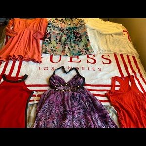 Guess brand dresses and pencil skirts for only $15 each